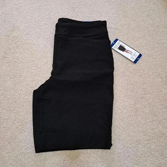❤️ New! Hilary  Radley Bermuda Shorts Black 10 Pull-on Tummy Control Stretch - Picture 13 of 13